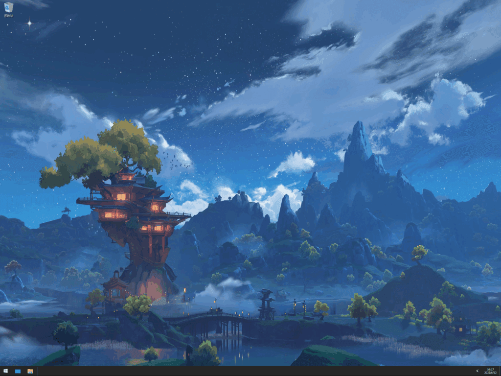 WinXShell 在 WinPE 下显示桌面。