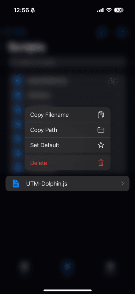 将 UTM 脚本设为默认。