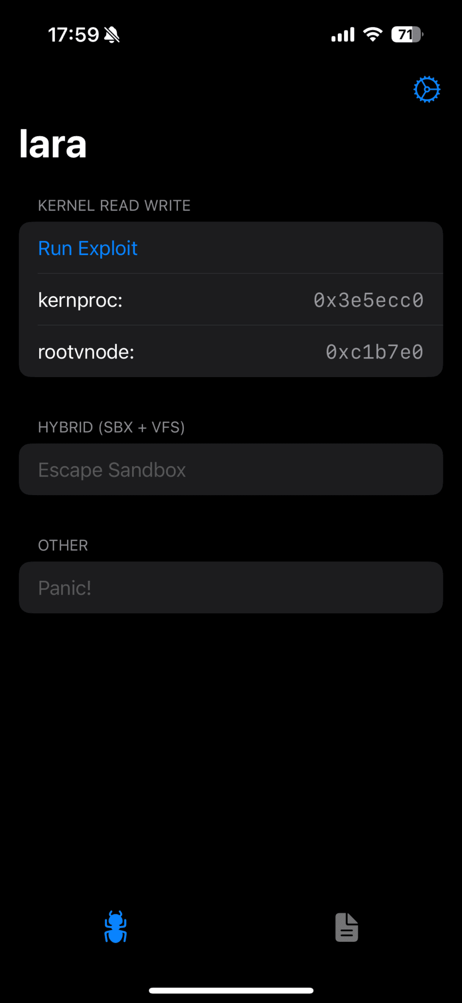 lara [iOS 16.7.2 - 26.0.1] - 晴雨技术笔记