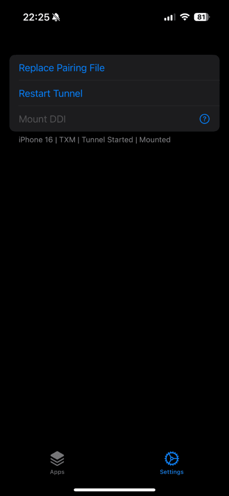 StosDebug 下载 DDI 成功。
